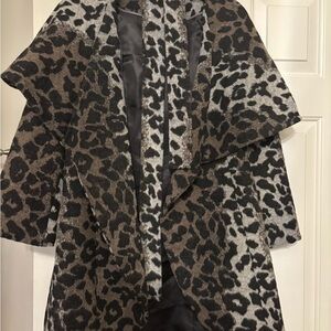 T Tahari Animal Print Outerwear